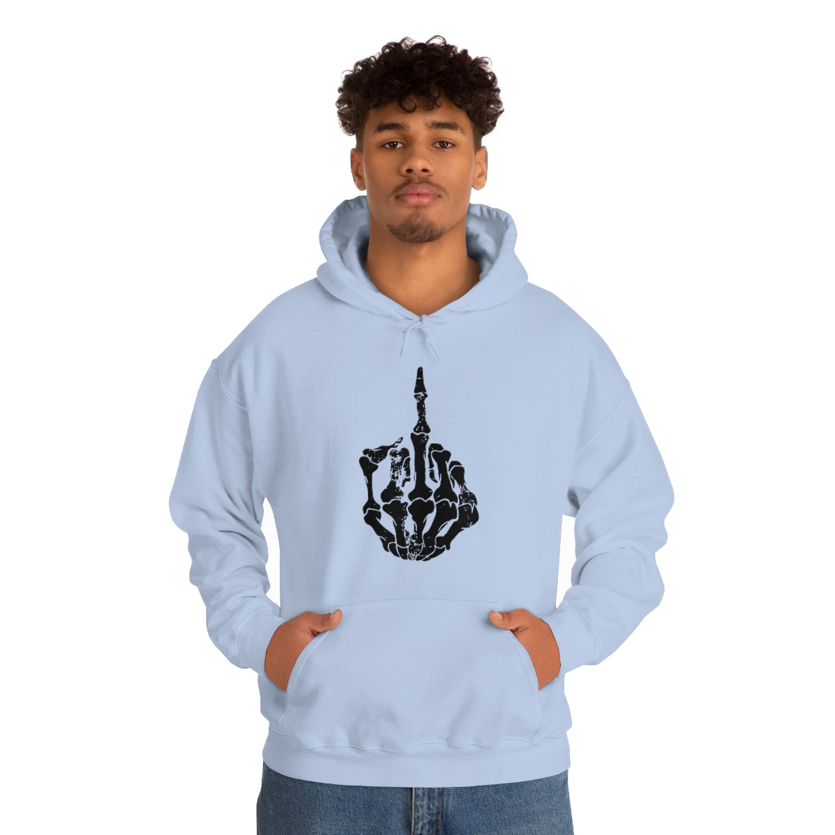 Skeleton Middle Finger Hoodie