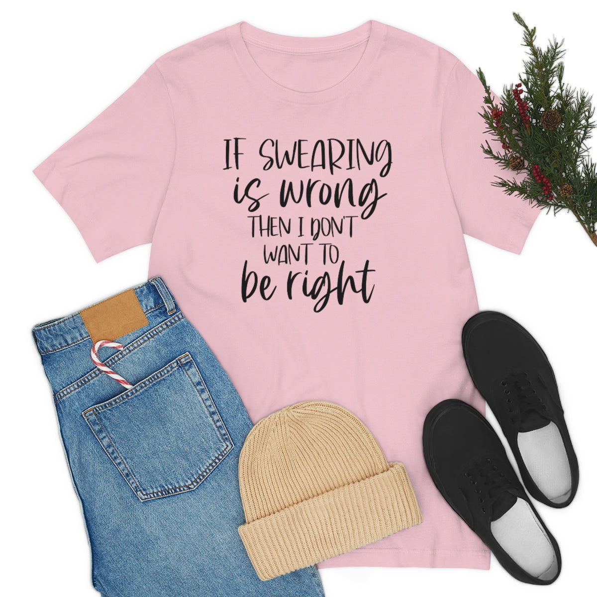 If Swearing Is Wrong Snark Junkie Jersey Tee