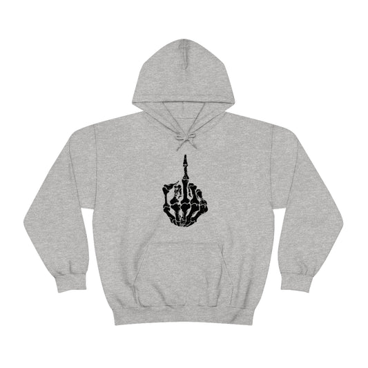 Skeleton Middle Finger Hoodie