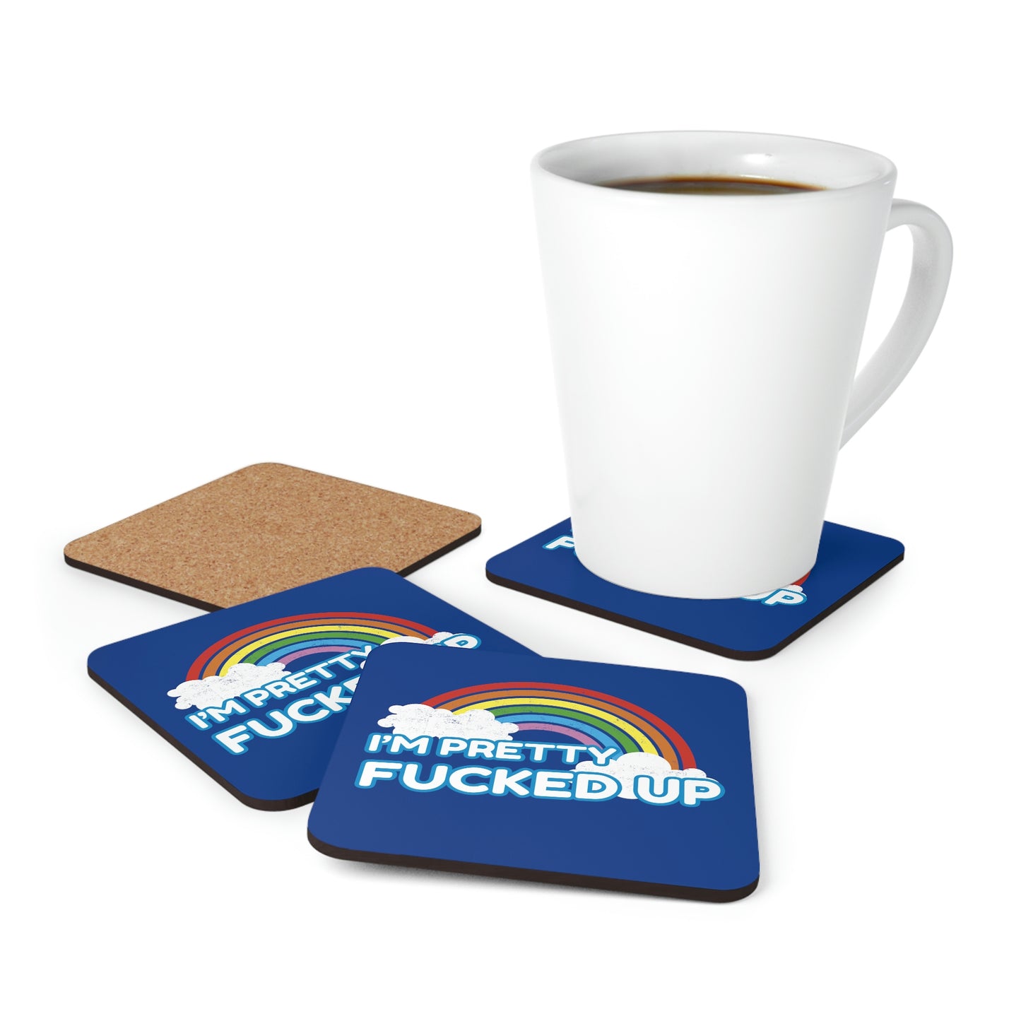 I'm Pretty Fucked Up Coaster 4pc Set