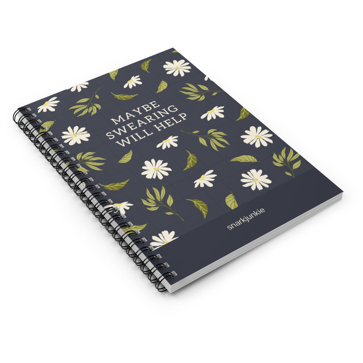 Maybe Swearing Will Help Notebook - Ruled Line