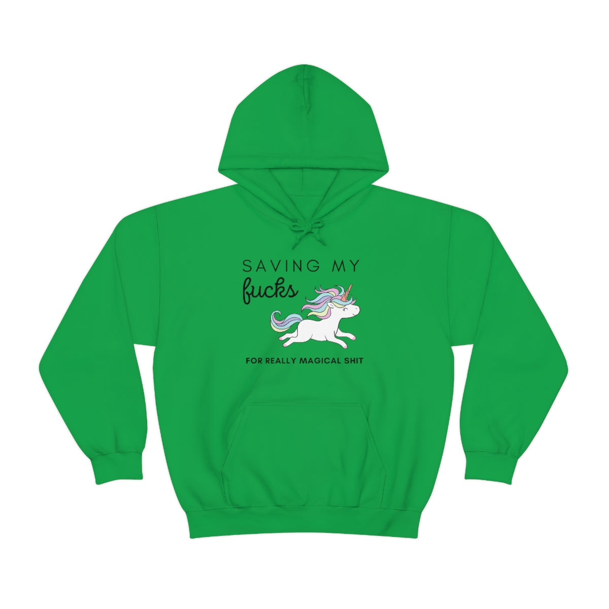 Snark Junkie - Saving my fuqs hoodie - green