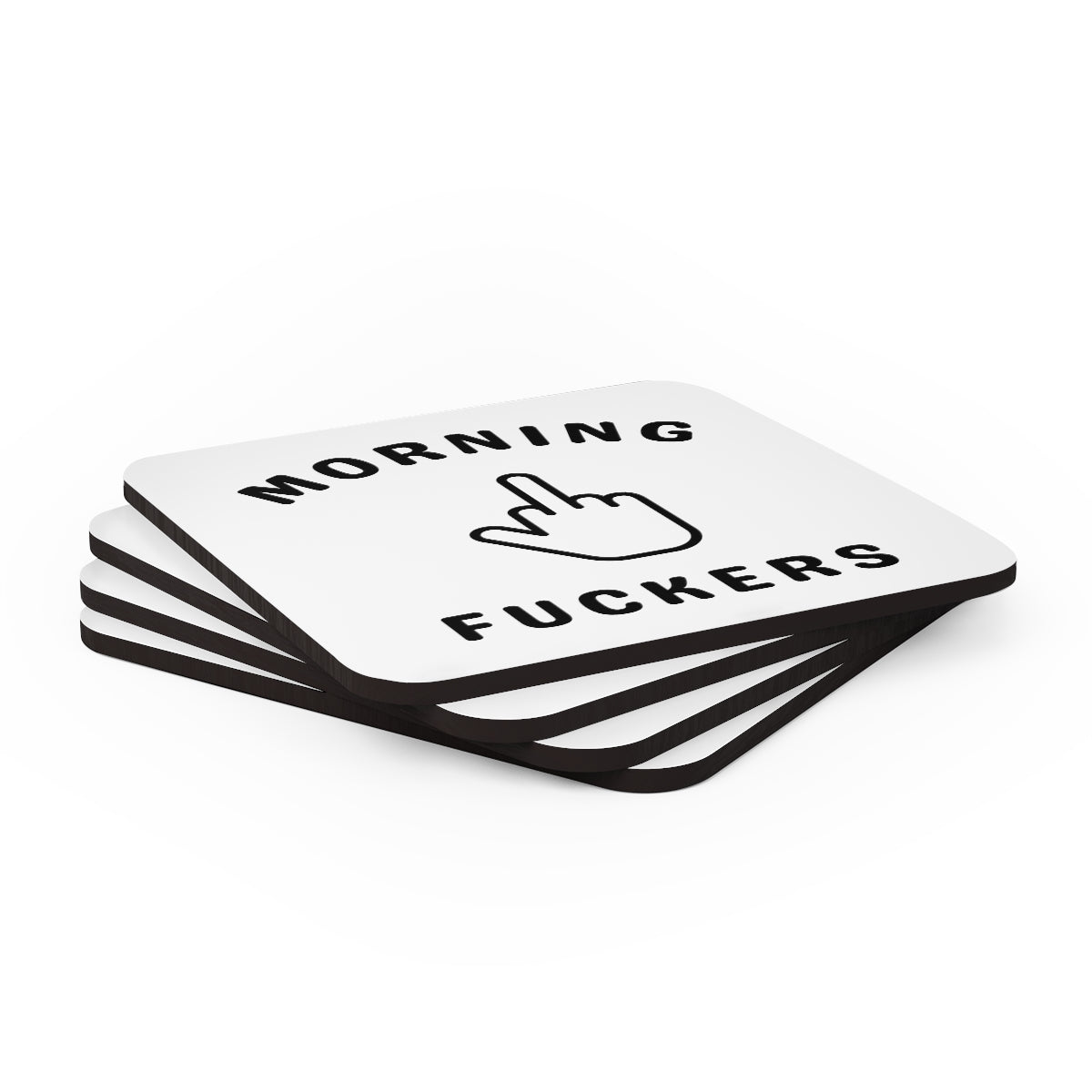 Morning Fuckers 4pc Coaster Set