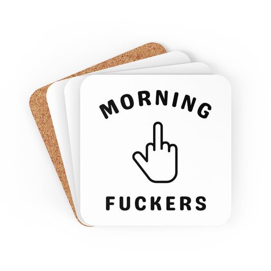 Morning Fuckers 4pc Coaster Set