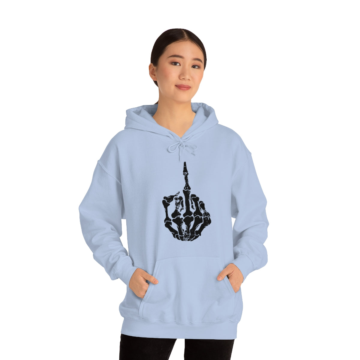 Skeleton Middle Finger Hoodie