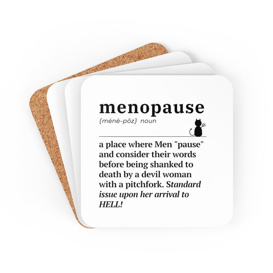 Menopause Definition 4pc Coasters Set