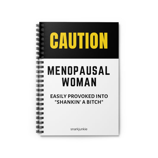 Menopausal Woman Notebook