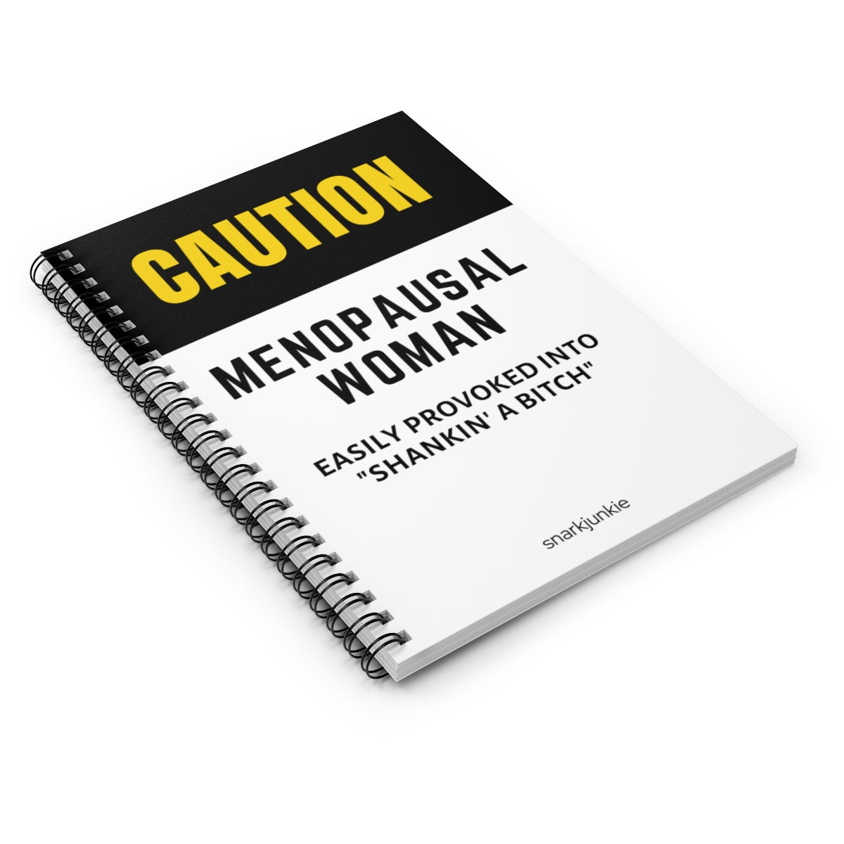 Menopausal Woman Notebook - Ruled Line