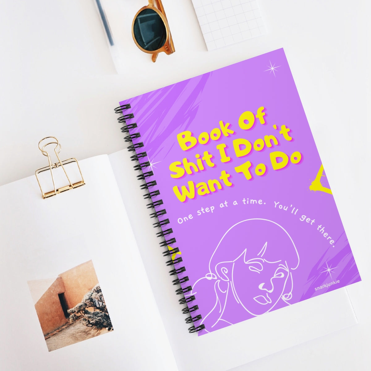 Book of Shit I don't want to do Notebook - Ruled Line