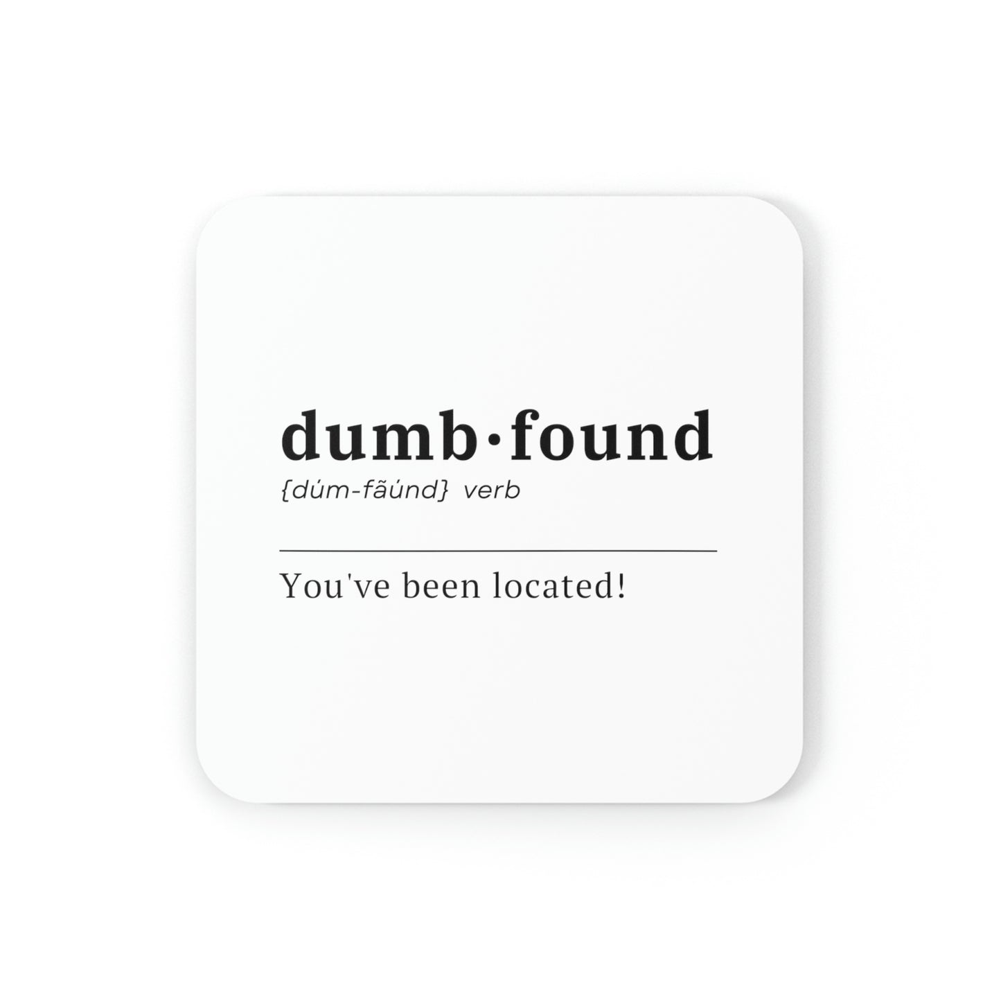 Dumbfound Coaster 4pc Set