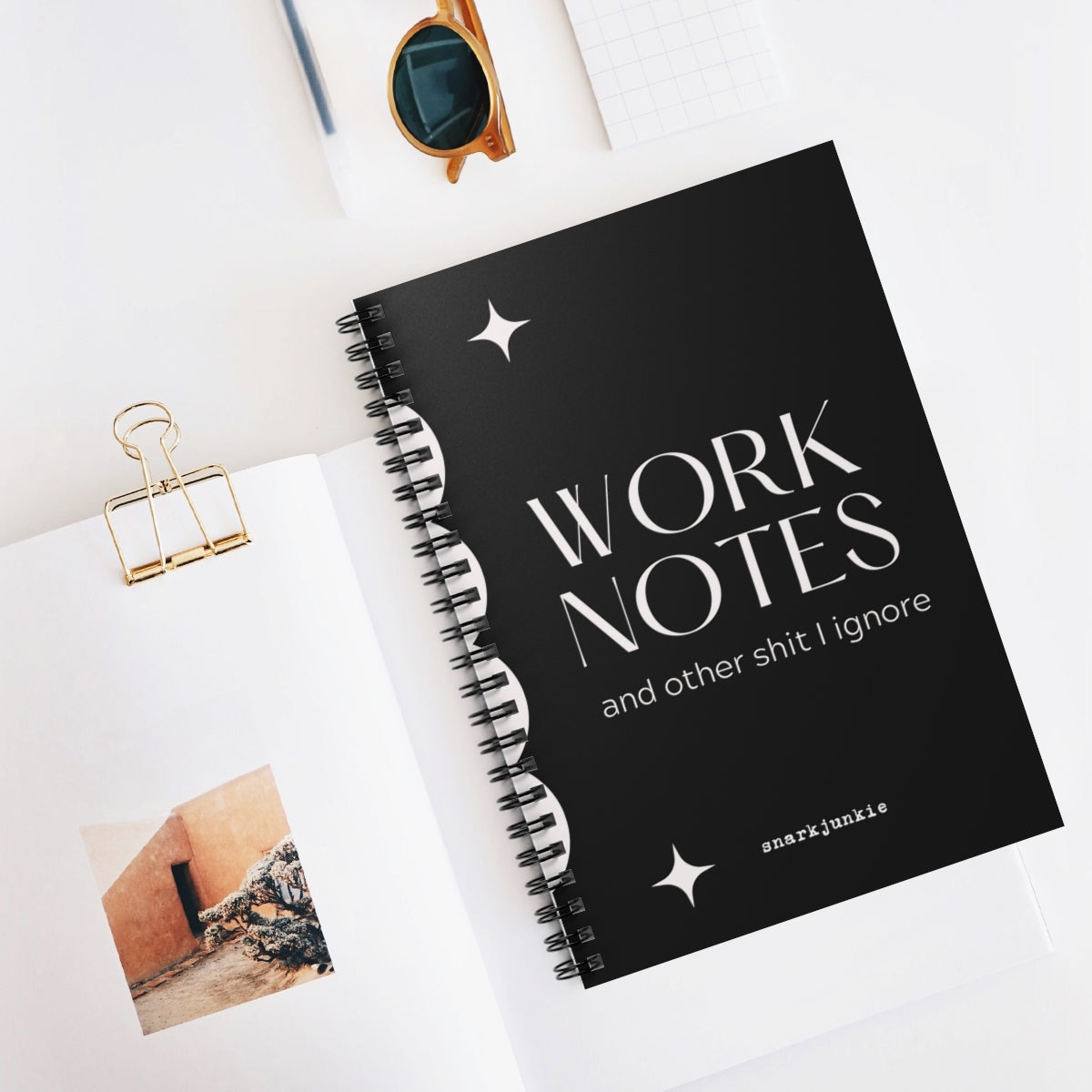 Work Notes and Other Shit I Ignore Spiral Notebook