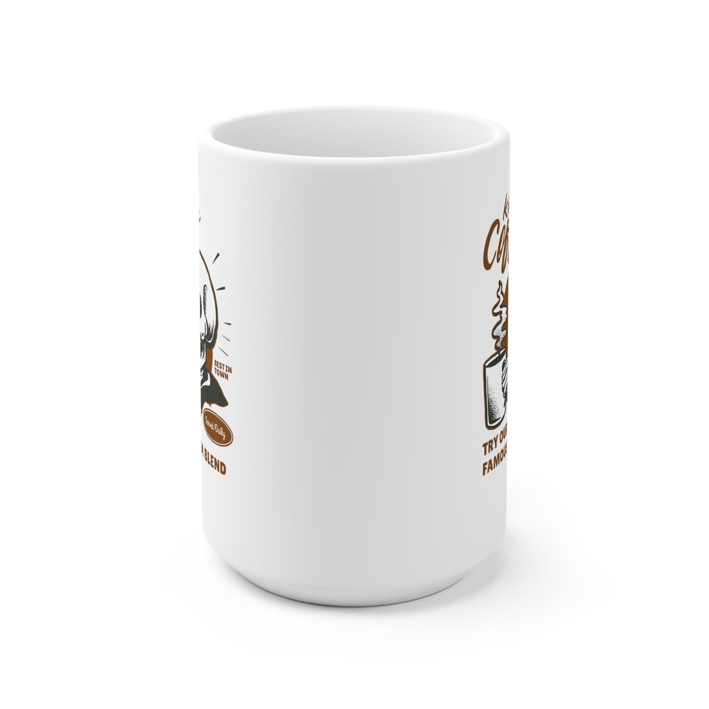 Karma Coffee 15oz Ceramic Mug