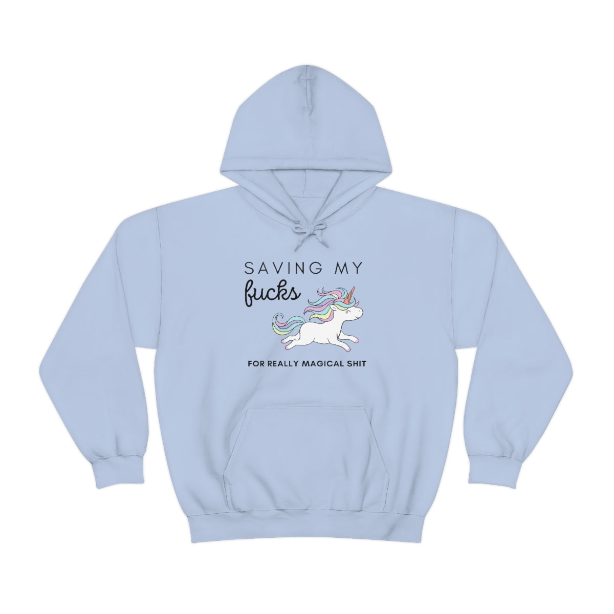 Snark Junkie - Saving my fucks for really magical shit hoodie - blue