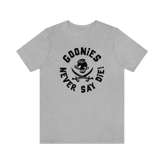 Goonies Never Say Die Snark Junkie Soft Jersey Tee