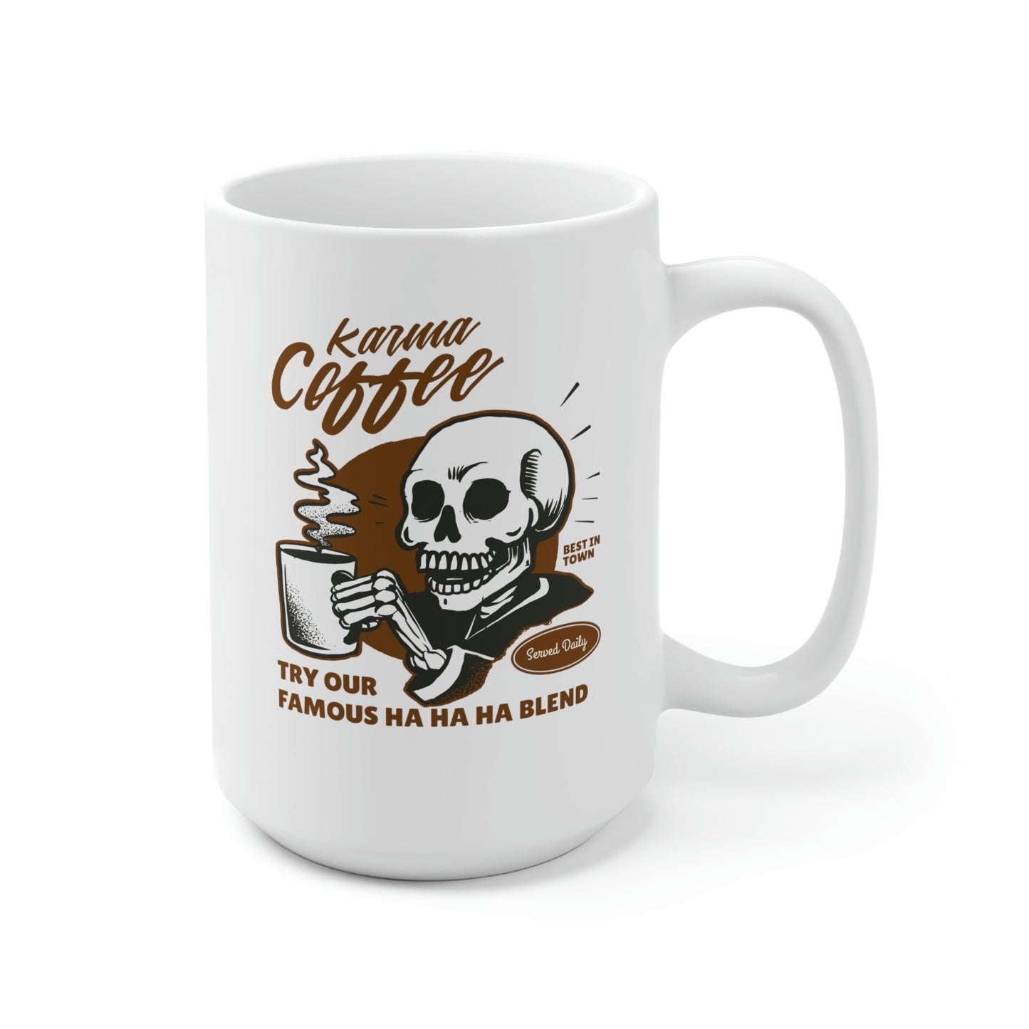 Karma Coffee 15oz Ceramic Mug