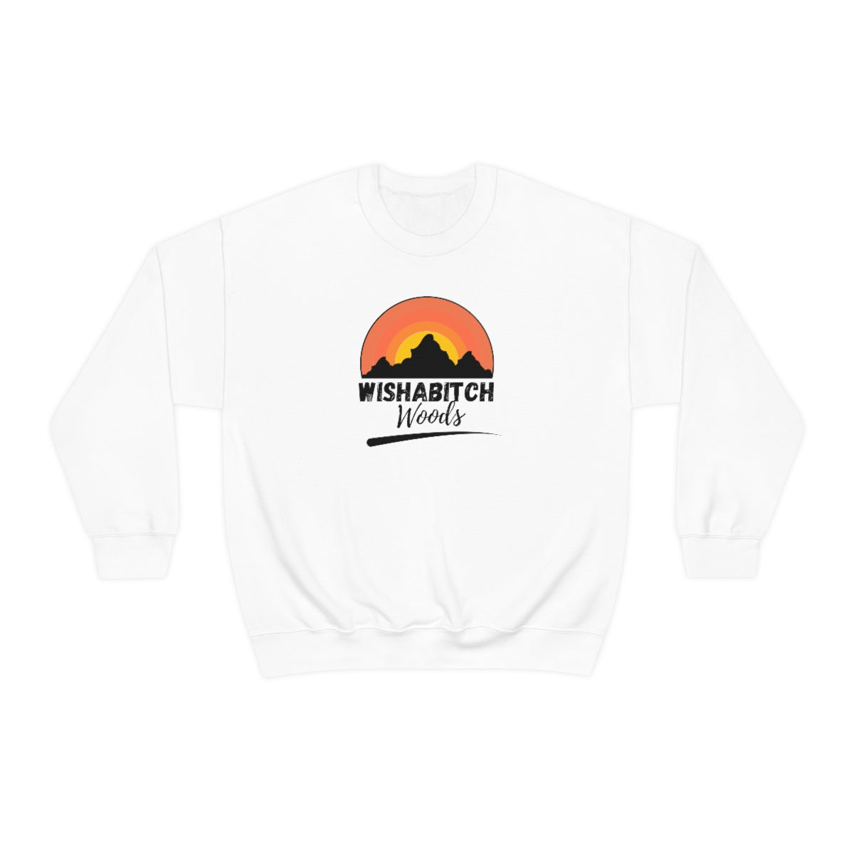 Wishabitch Woods Unisex Crewneck Sweatshirt