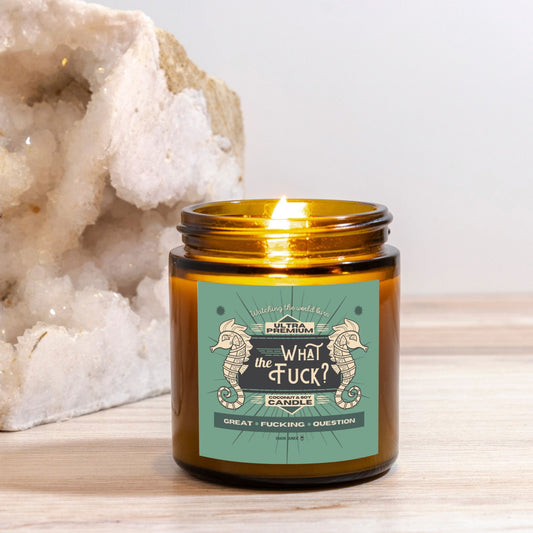 What The Fuck Candle Amber Jar 4oz
