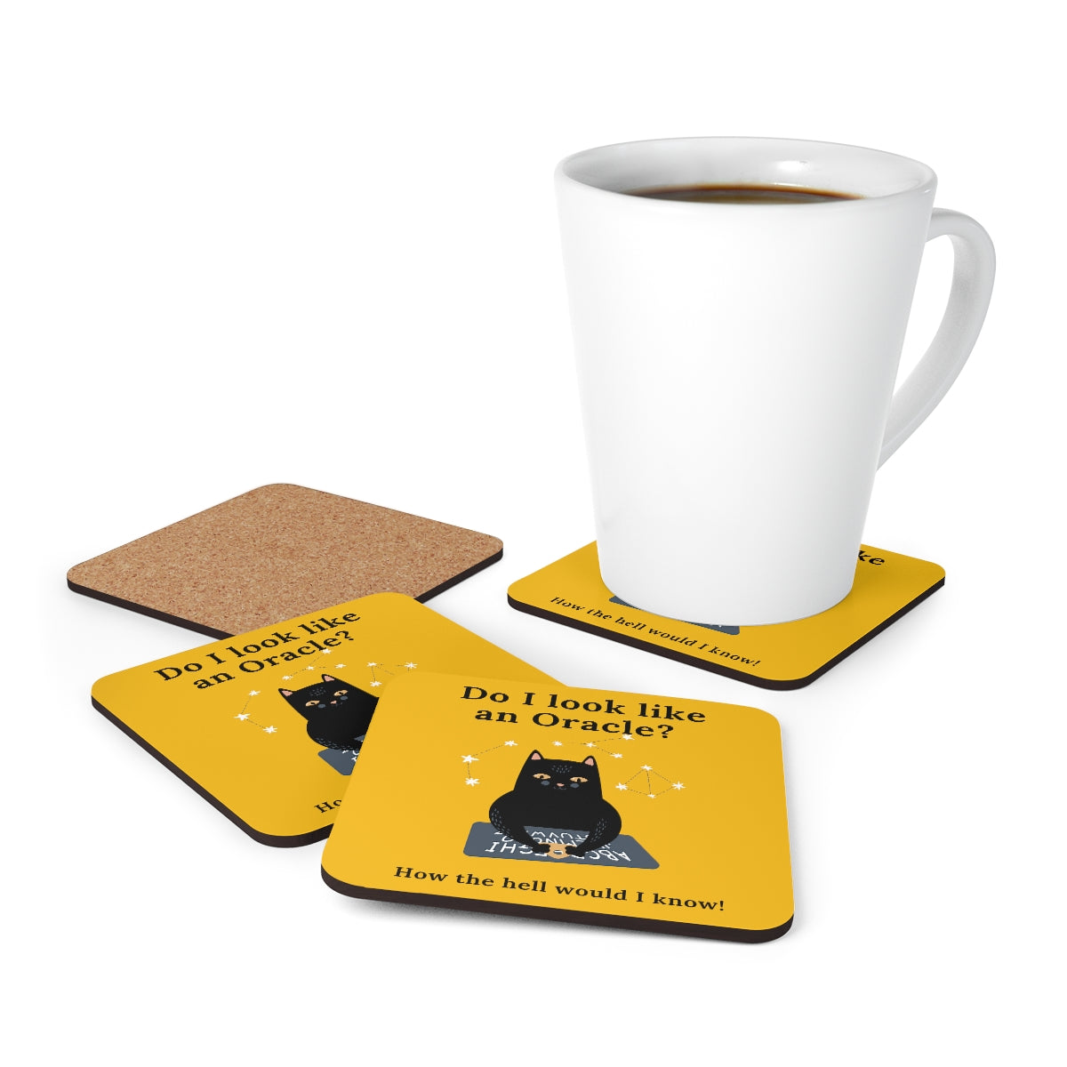 Do I look like an oracle? How the hell would I know 4pc Coaster set