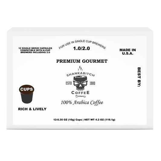 Shankabitch 12 Pack Single Serve Coffee Capsules