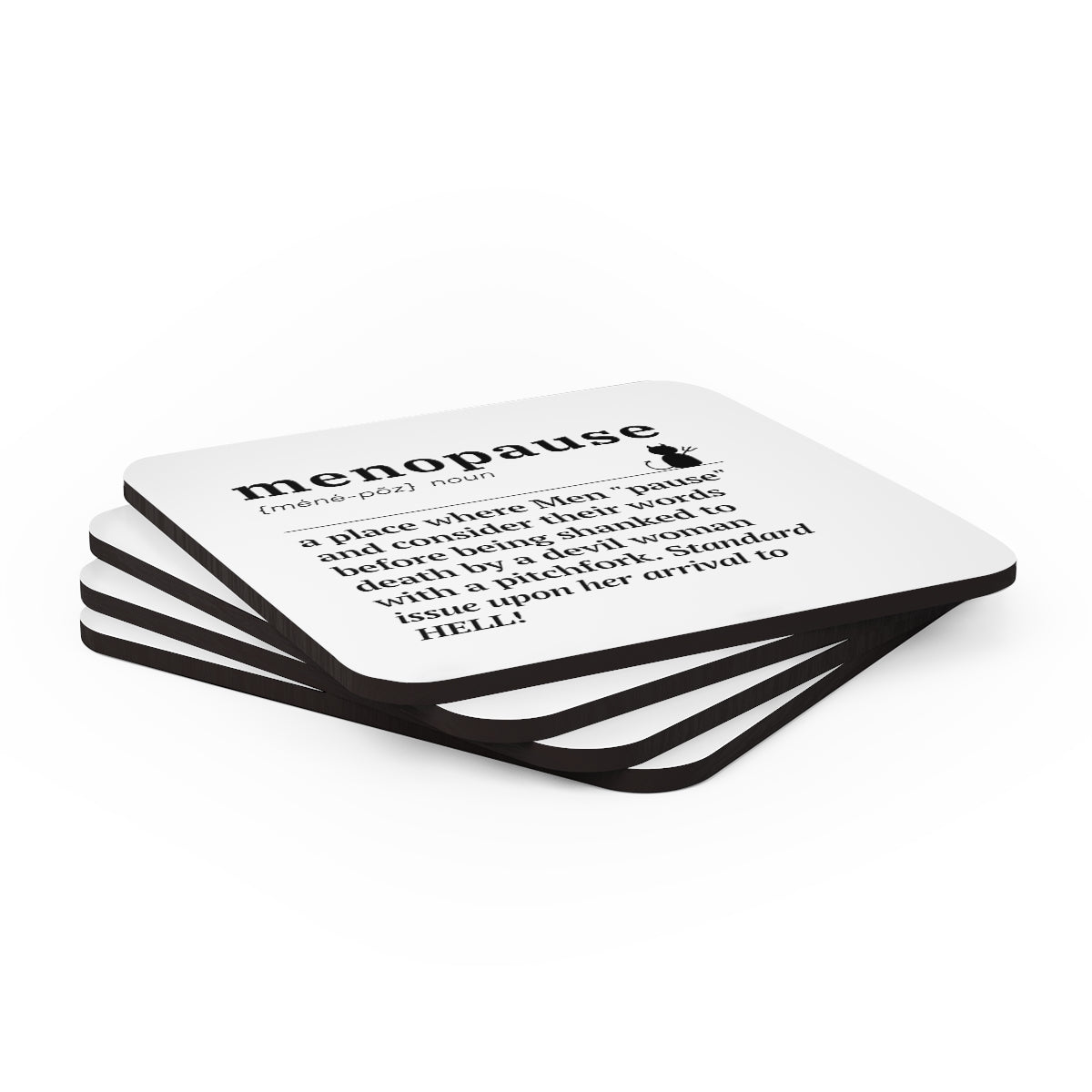 Menopause Definition 4pc Coasters Set