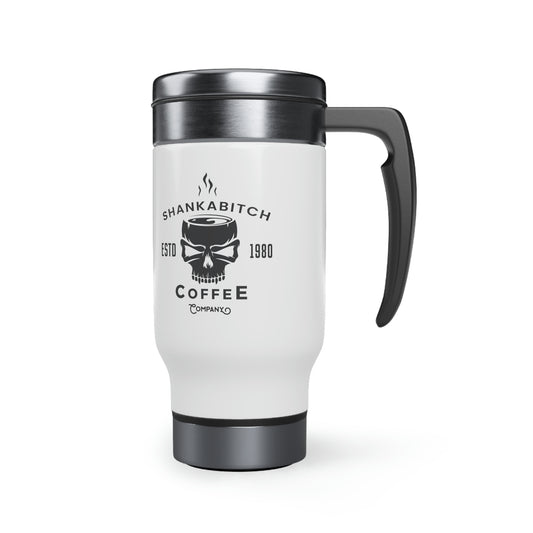 Shankabitch Coffee Company Travel Mug with Handle, 14oz