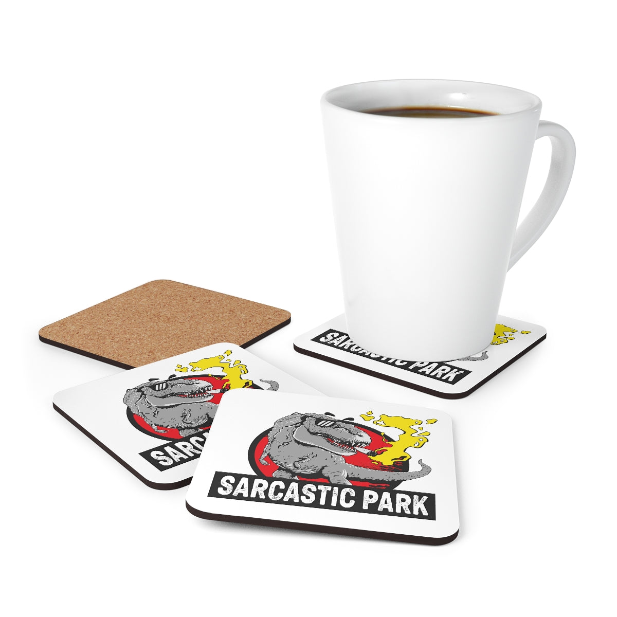 Sarcastic Park Coasters 4pc Set