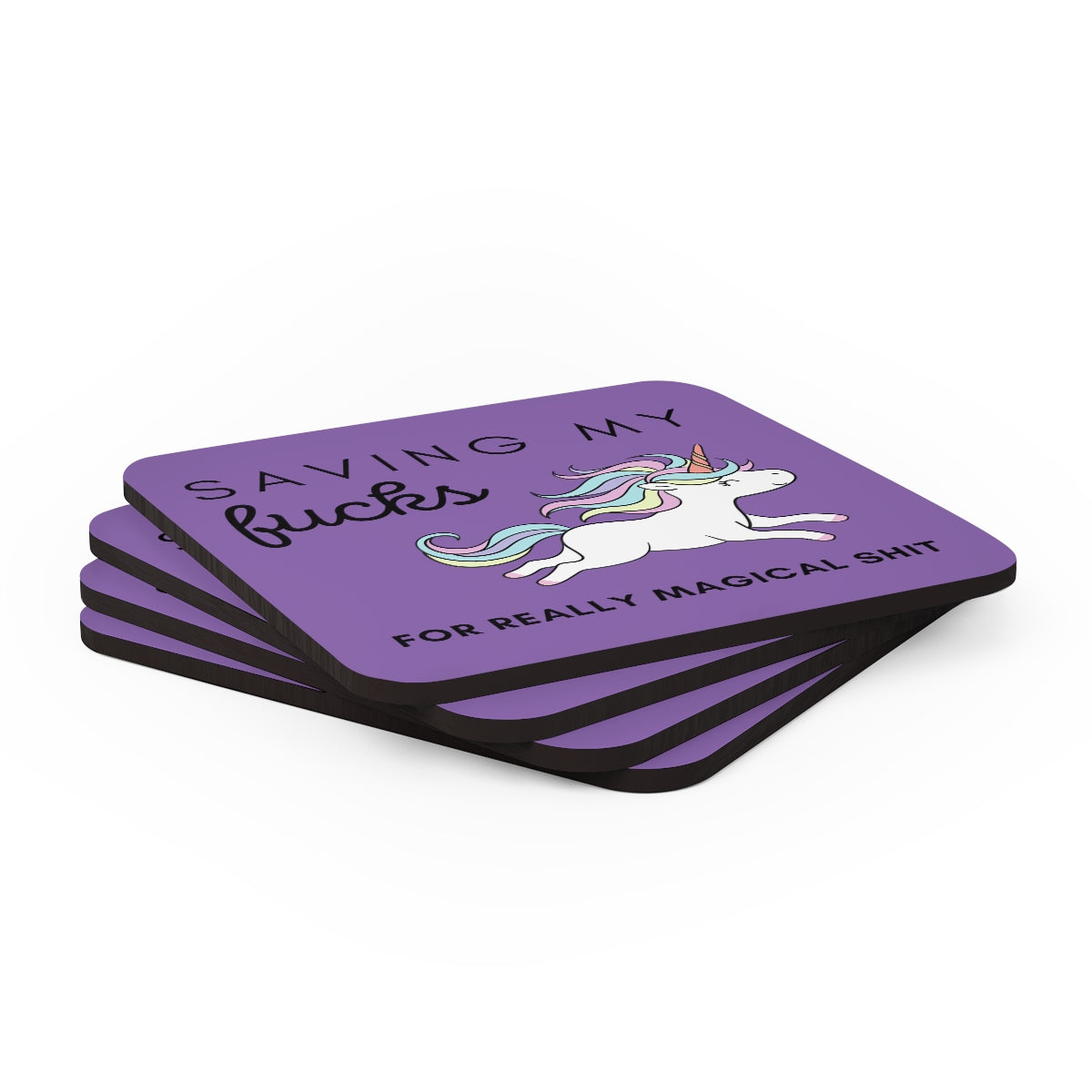 Saving My Fucks For Really Magical Shit Coaster 4pc Set