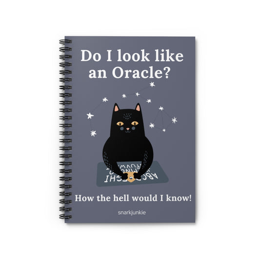 Do I Look Like An Oracle Notebook - Ruled Line