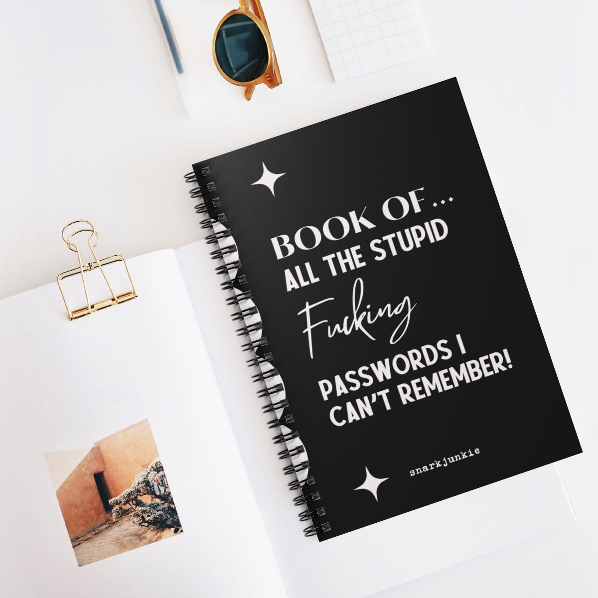 Book Of Stupid Passwords Notebook - Ruled Line
