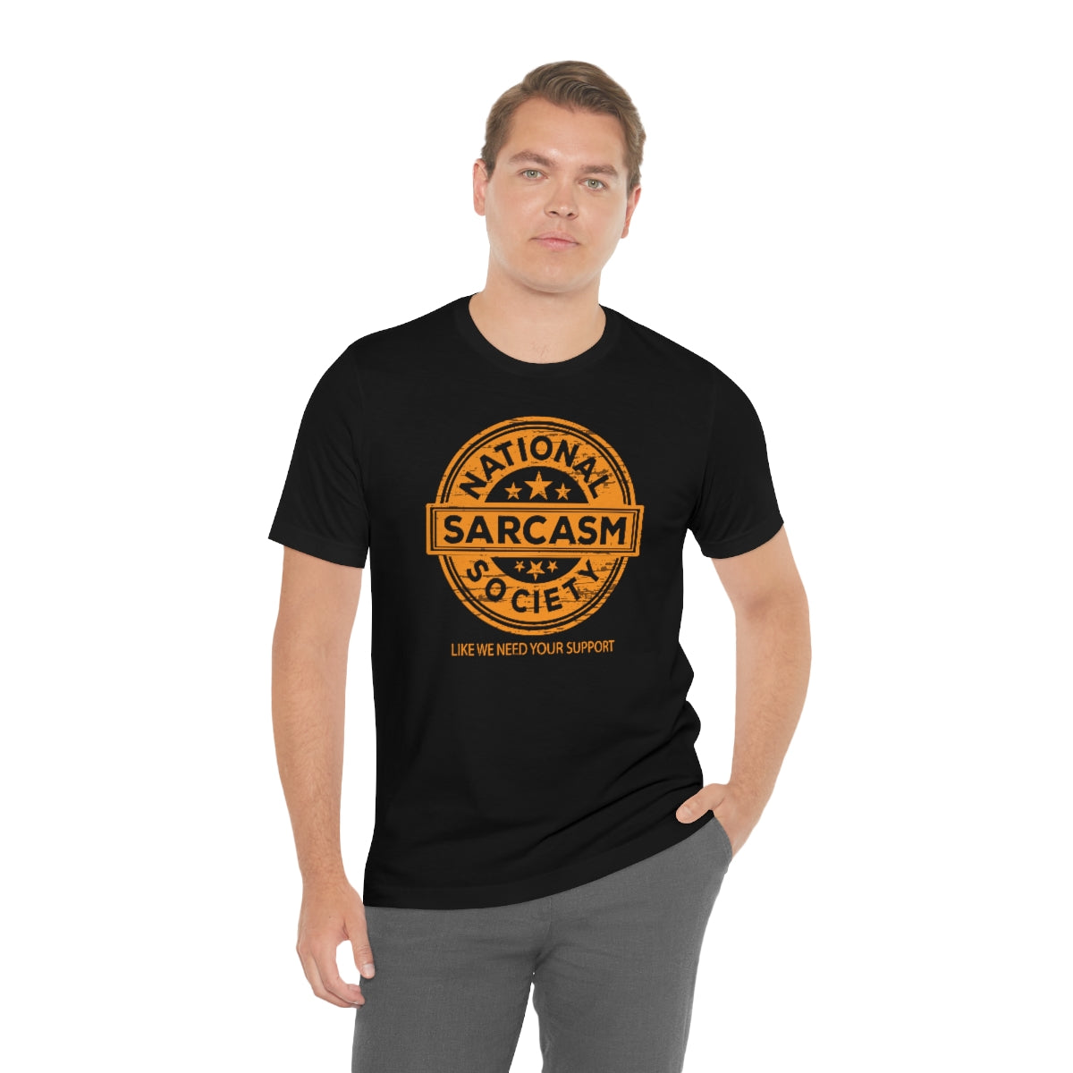 National Sarcasm Society Snark Junkie Jersey Tee
