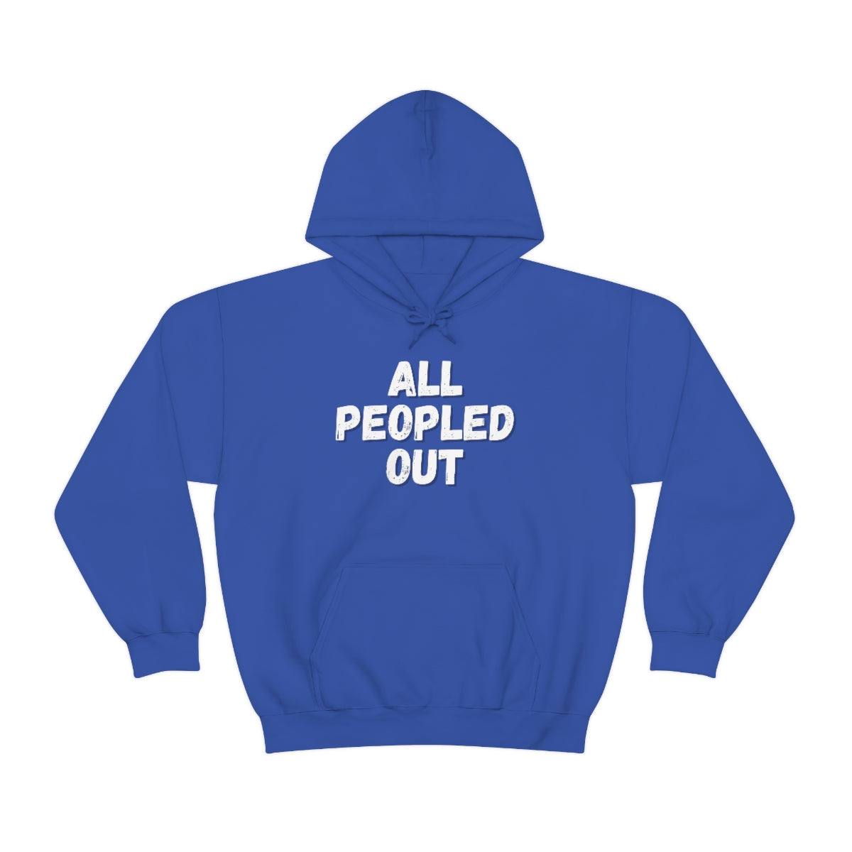 "All Peopled Out" Snark Junkie Hoodie