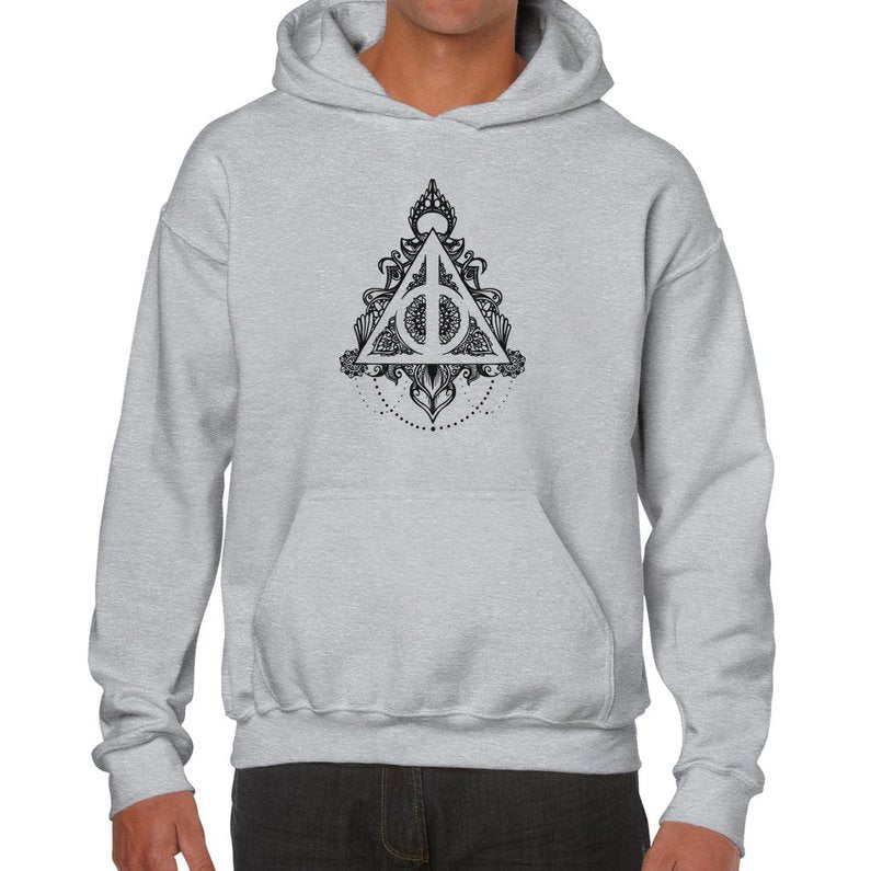 Deathly Hallows Mandala Heavy Blend Hoodie