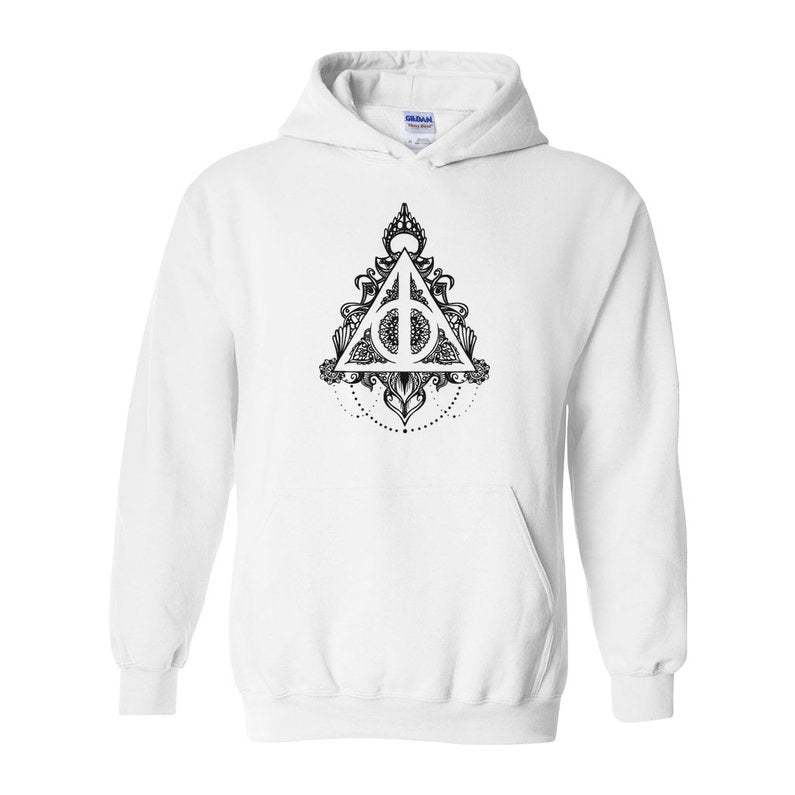 Deathly Hallows Mandala Heavy Blend Hoodie