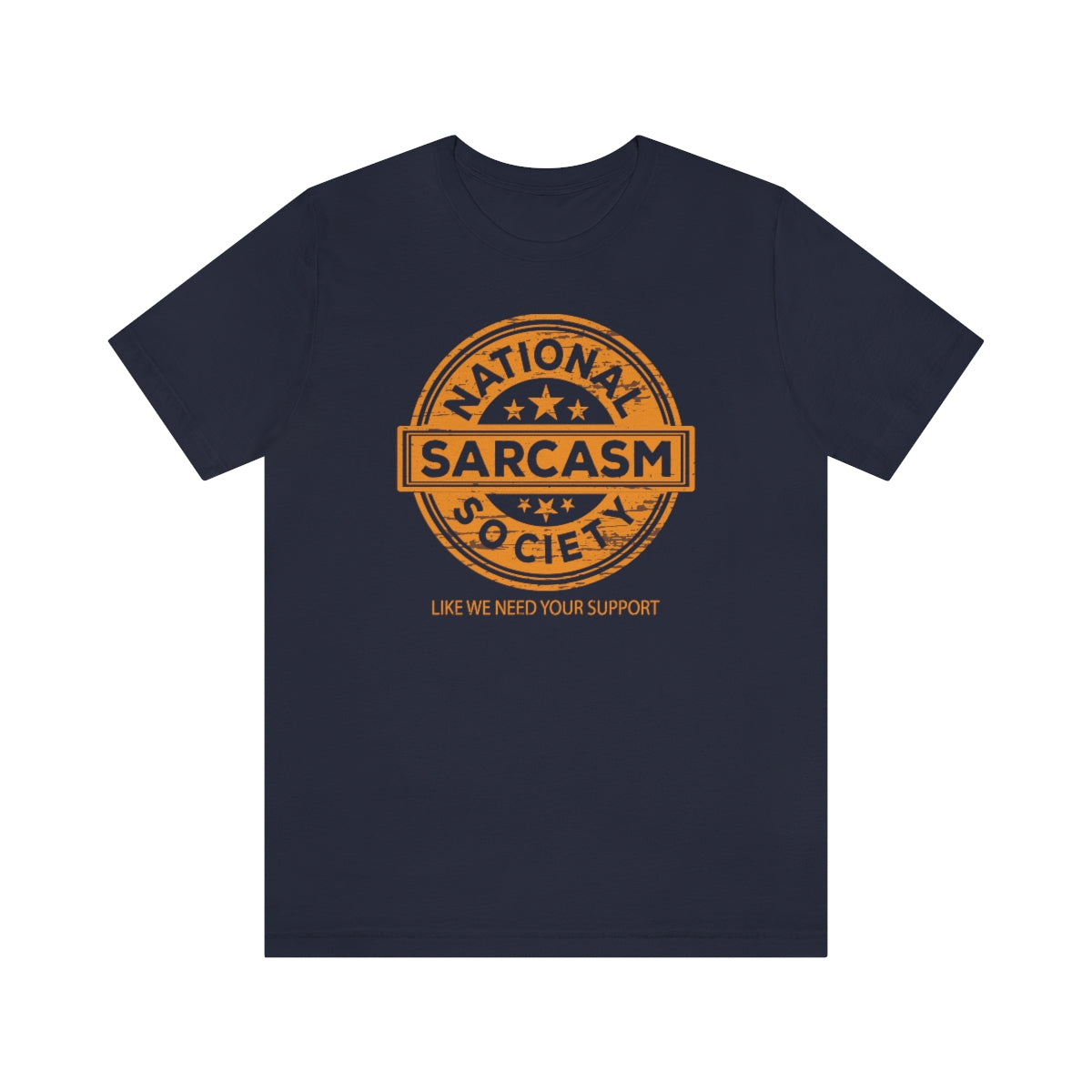 National Sarcasm Society Snark Junkie Jersey Tee