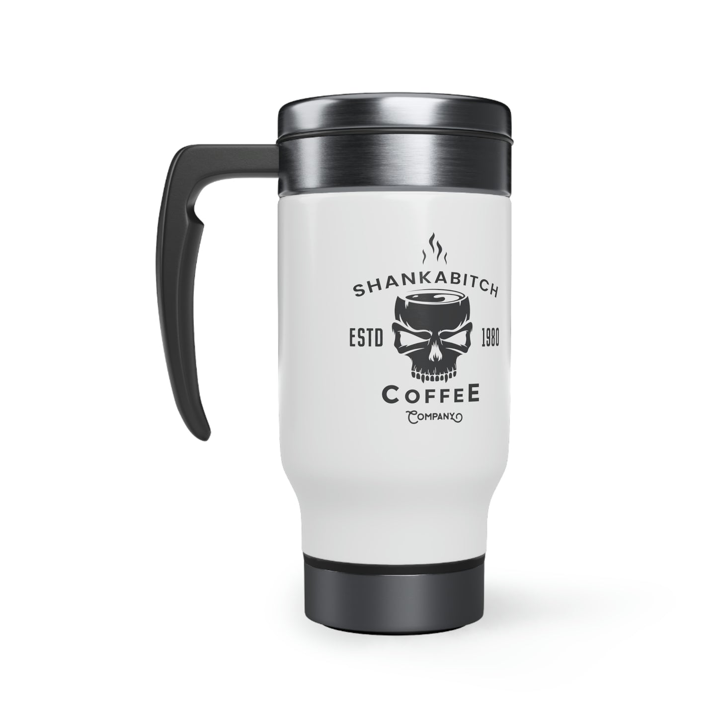 Shankabitch Coffee Company Travel Mug with Handle, 14oz