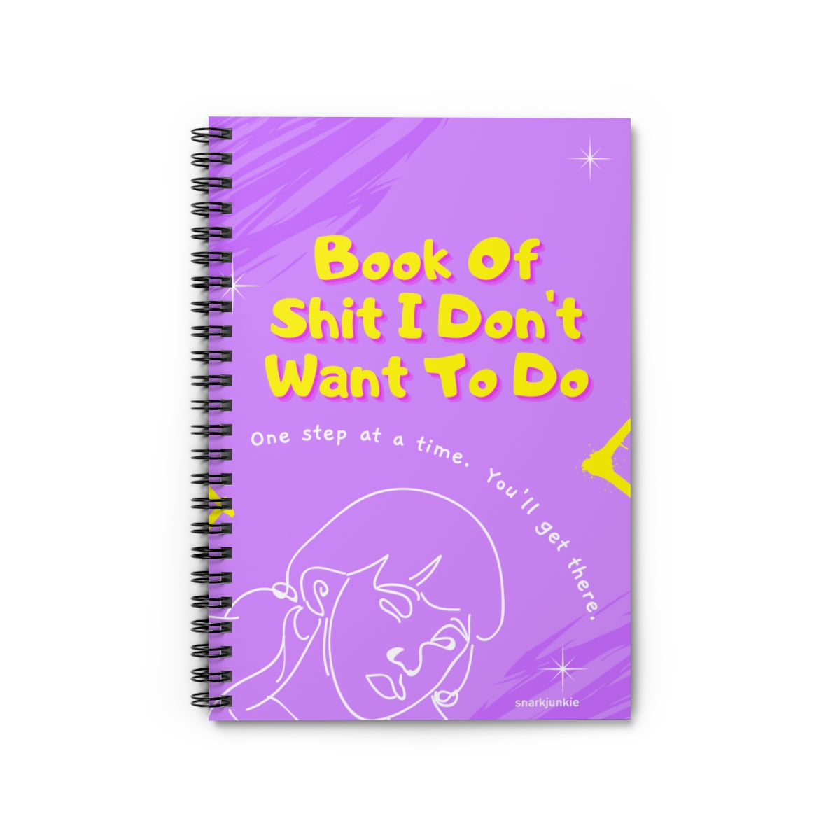 Book of Shit I don't want to do Notebook - Ruled Line