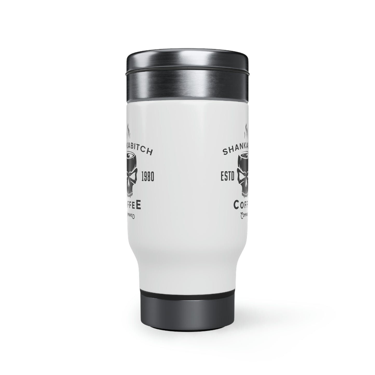 Shankabitch Coffee Company Travel Mug with Handle, 14oz