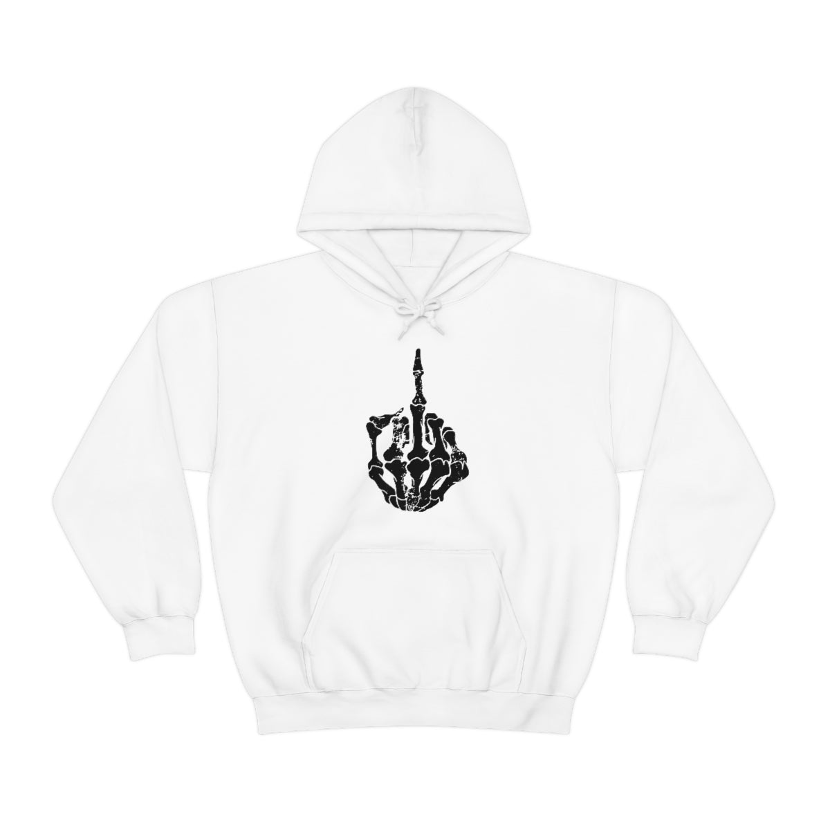 Skeleton Middle Finger Hoodie