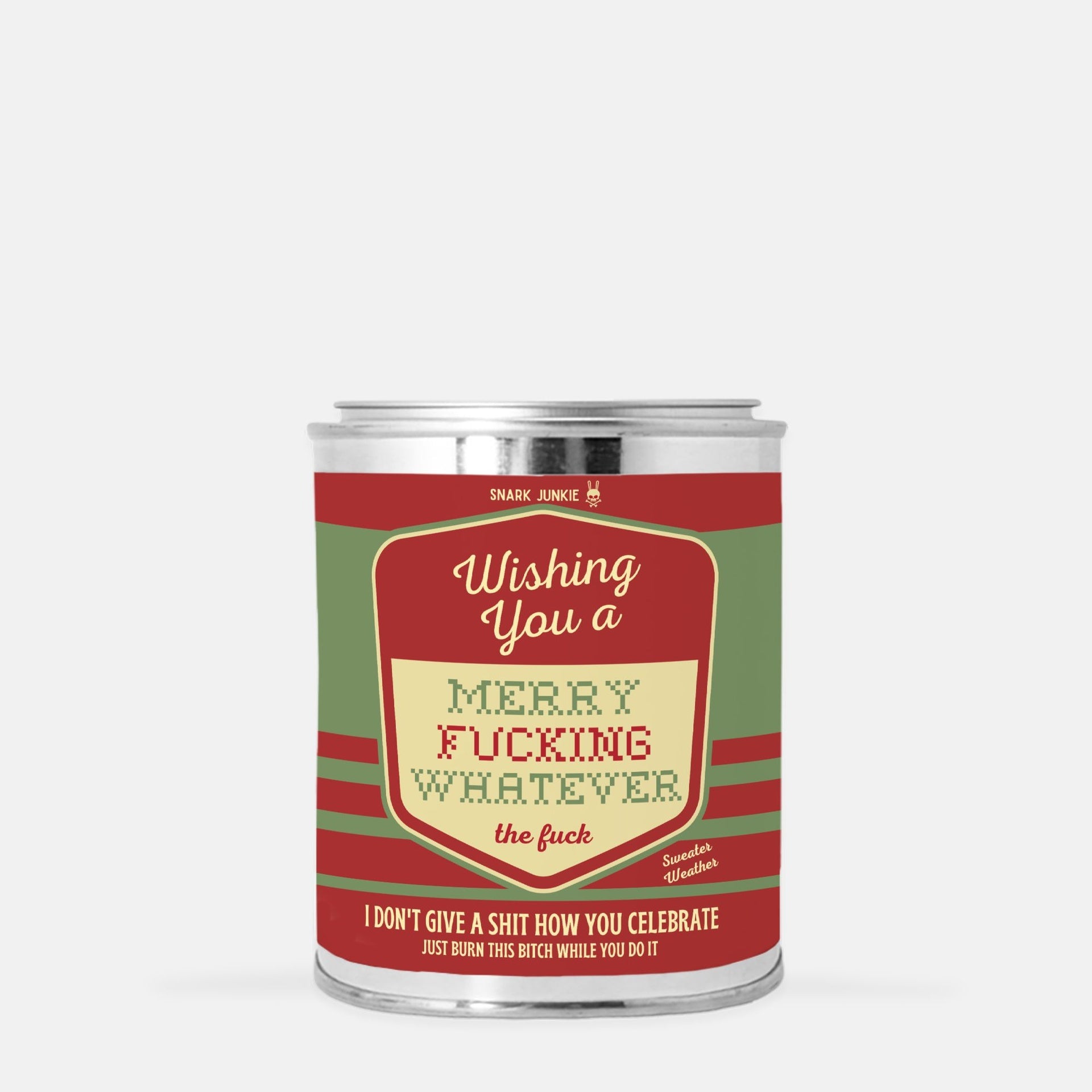 Merry Fucking Whatever Vintage Paint Can Candle 16ozMerry Fucking Whatever Vintage Paint Can Candle 16oz