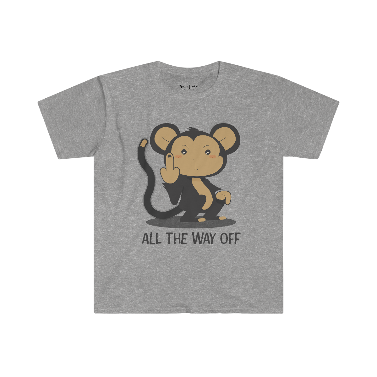 F All The Way Off Softstyle Snark Junkie T-shirt