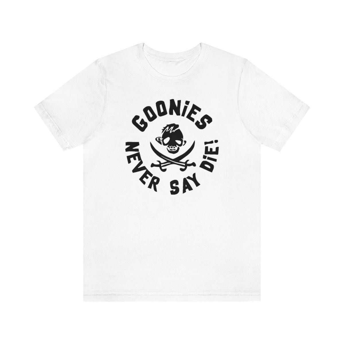 Goonies Never Say Die Snark Junkie Soft Jersey Tee