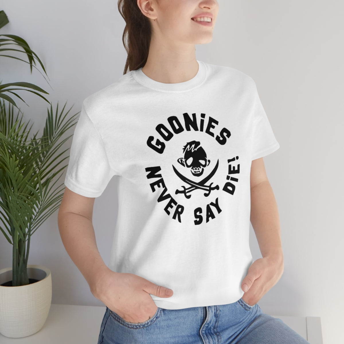 Goonies Never Say Die Snark Junkie Soft Jersey Tee